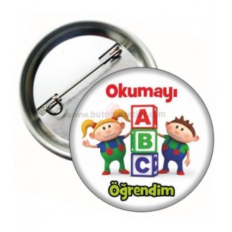 Okumayı Öğrendim Yaka Rozeti Okumayı Öğrendim Yaka Rozeti