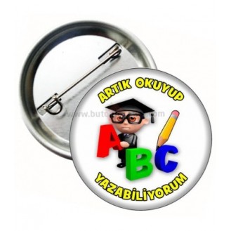 Okuma Bayramı Artık Okuyorum Rozeti Okuma Bayramı Artık Okuyorum Rozeti