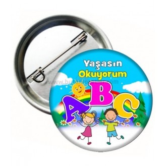 Yaşasın Okuyorum Rozeti Yaşasın Okuyorum Rozeti