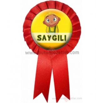Saygılı Yaka Kokartı Erkek Öğrenci Saygılı Yaka Kokartı Erkek Öğrenci